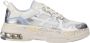 Premiata Zilveren Leren en Stoffen Sneakers - Thumbnail 1