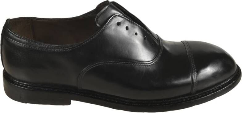 Premiata Zwarte Elegante Platte Schoenen