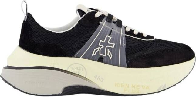Premiata Zwarte Hill Sneaker voor Vrouwen
