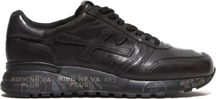 Premiata Zwarte leren Mick Sneaker