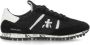 Premiata Zwarte Leren Sneakers met Logo Details Black Dames - Thumbnail 1