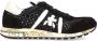 Premiata Zwarte Lucy Sneakers met Geperforeerd Detail Black Dames - Thumbnail 1