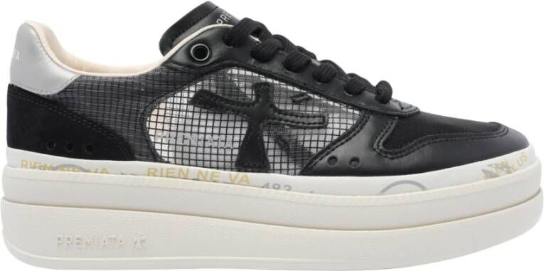 Premiata Zwarte Platform Sneakers