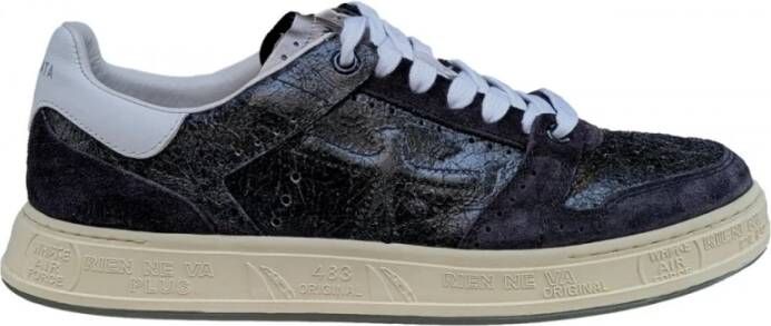 Premiata Zwarte Quinn Leren Sneakers - Foto 2