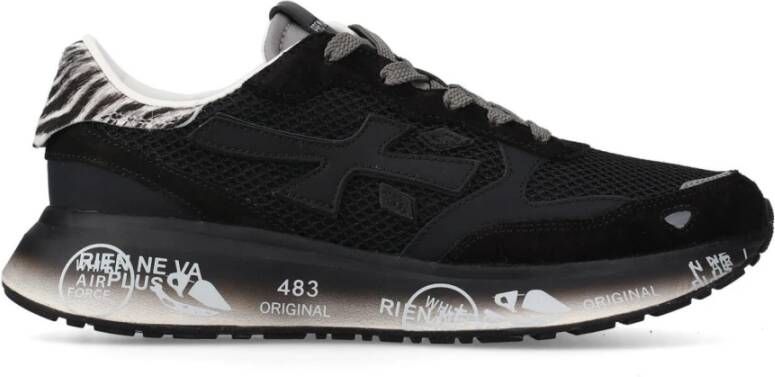 Premiata Zwarte Retrostijl Sneakers - Foto 2