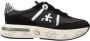 Premiata Zwarte Sneakers met Zebra Detail - Thumbnail 1