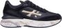 PREMIATA Lage Sneakers Dames Moerun-d Maat: 38 Materiaal: Suède Kleur: Zwart - Thumbnail 1