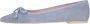 PRETTY BALLERINAS Ballerina Dames 47987 Maat: 38 Materiaal: Suède Kleur: Blauw - Thumbnail 2