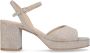 Pretty Ballerinas Gouden Lurex Sandaal met Gesp - Thumbnail 1