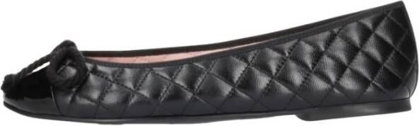 Pretty Ballerinas Rosario Leren Ballerina Schoenen Zwart