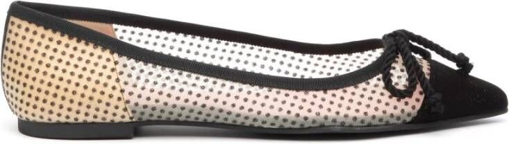 Pretty Ballerinas Transparante Polka Dot Ballerina Schoenen Beige Dames