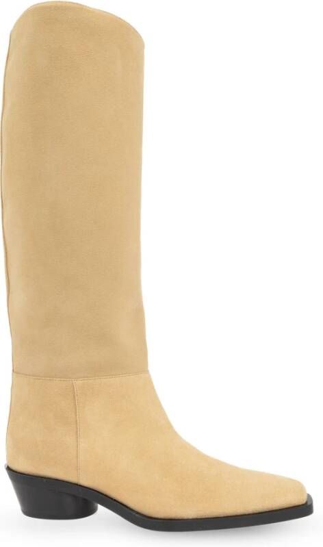 Proenza Schouler Laarzen met hak Bronco Beige Dames