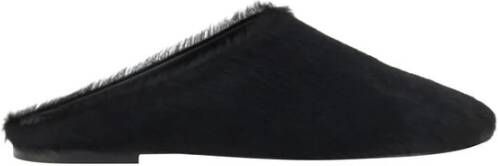 Proenza Schouler Leren Muiltjes met Pony Skin Detailing