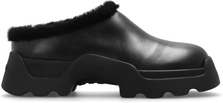 Proenza Schouler Leren schoenen met logo Black Dames