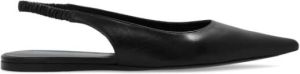 Proenza Schouler Leren schoenen met puntige neus Zwart Dames