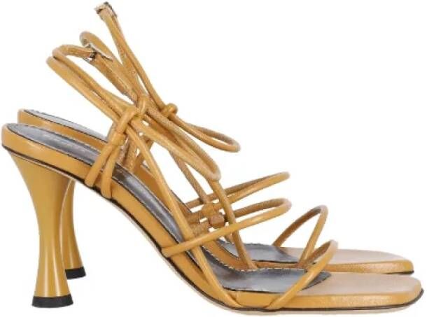 Proenza Schouler Pre-owned Leather heels Brown Dames