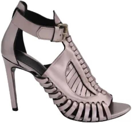 Proenza Schouler Pre-owned Leather heels Gray Dames