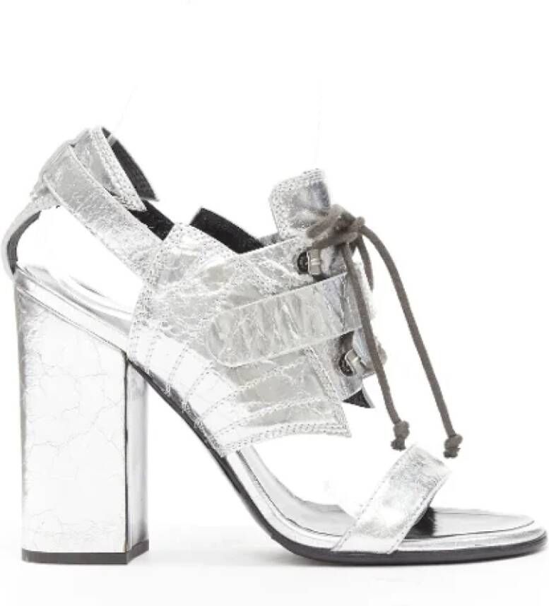 Proenza Schouler Pre-owned Leather heels Gray Dames