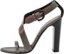 Proenza Schouler Pre-owned Leather sandals Gray Dames - Thumbnail 1