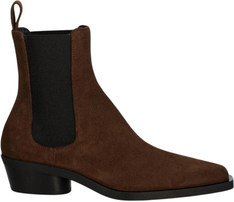 Proenza Schouler Suede Chelsea laarzen Bruin Dames
