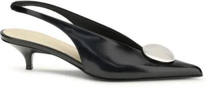 Proenza Schouler Calf Leather Mid Heel Pumps