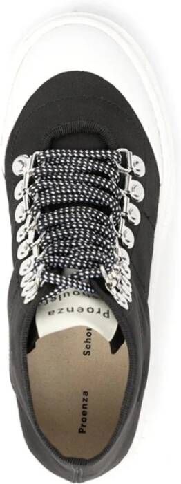 Proenza Schouler Canvas High Top Sneakers Black Dames