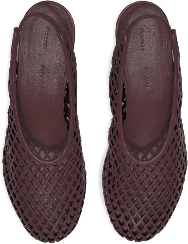 Proenza Schouler Tee Perforated Slingback Pumps