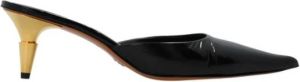 Proenza Schouler Se heeled mules in leather Zwart Dames