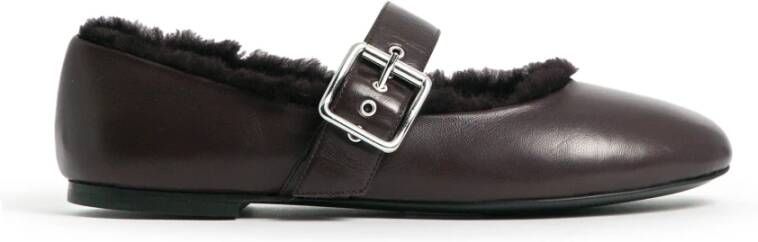 Prosperine Leren Teddy Ballerina Schoenen