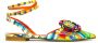 Prosperine Multicolor stoffen sandaal met enkelband Multicolor Dames - Thumbnail 1