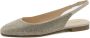 Prosperine Platina kristal platte schoenen - Thumbnail 1