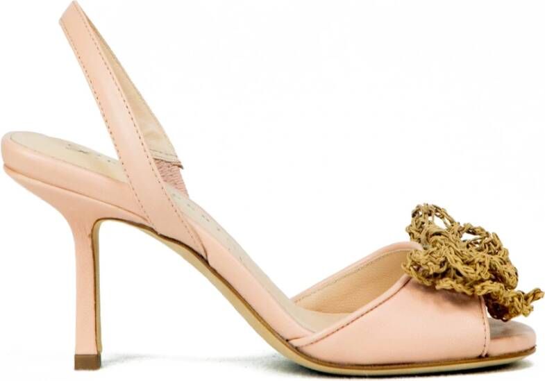 Prosperine Raffia en Nappa Sandaal - Foto 2