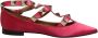 Prosperine Rode Gouden Studded Ballet Flats Schoenen - Thumbnail 1