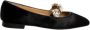 Prosperine Zwarte Cavallino Ballerina met Juweelband - Thumbnail 1