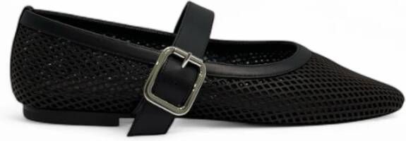Prosperine Zwarte Mary Jane Ballerina`s