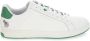 PS By Paul Smith Albany Leren Sneakers Wit Groen - Thumbnail 1