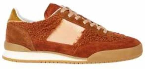 PS By Paul Smith Baksteen en Roze Suède Leren Sneakers