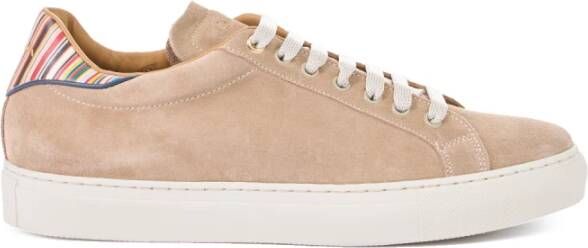 PS By Paul Smith Beck Sneakers in Zand Suède