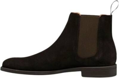 PS By Paul Smith Bruine Veterschoenen met Blokhak Brown Heren