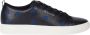 PS By Paul Smith Geborduurde Leren Sneakers voor Fietsers - Thumbnail 1
