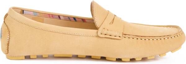 PS By Paul Smith Gele Rijdende Mocassins met Swirl Detail