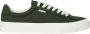 PS By Paul Smith Groene Canvas Lage Top Veterschoenen - Thumbnail 1