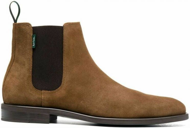 PS By Paul Smith Leather Chelsea boots Bruin Heren