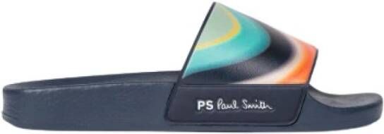 PS By Paul Smith Kleurrijke Spray Swirl Slides Multicolor Dames