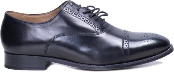 PS By Paul Smith Philip Zwarte Leren Derby Schoenen