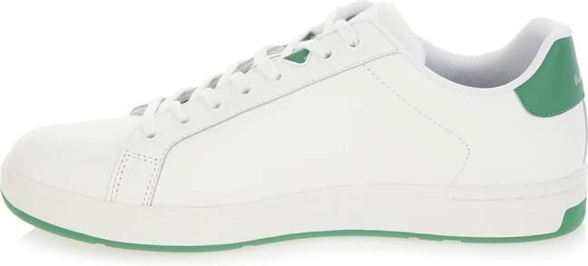 PS By Paul Smith Albany Leren Sneakers Wit Groen