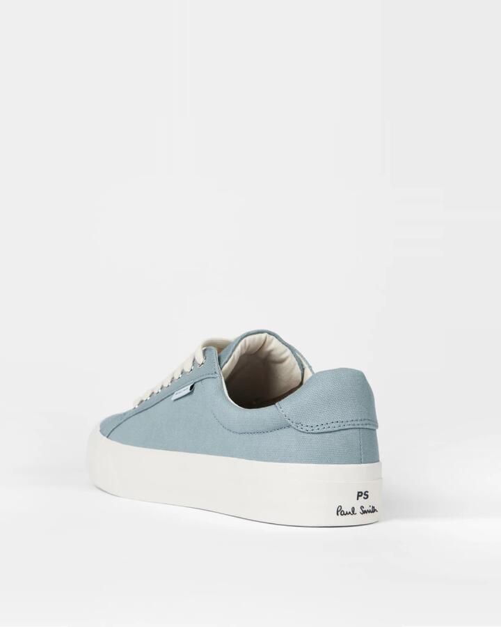 PS By Paul Smith Blauwe Canvas Lage Top Veterschoenen