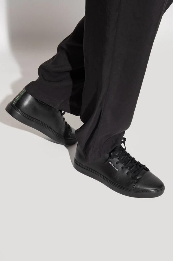 Paul Smith Zwarte leren 'Lee' sneakers Black Heren - Foto 4