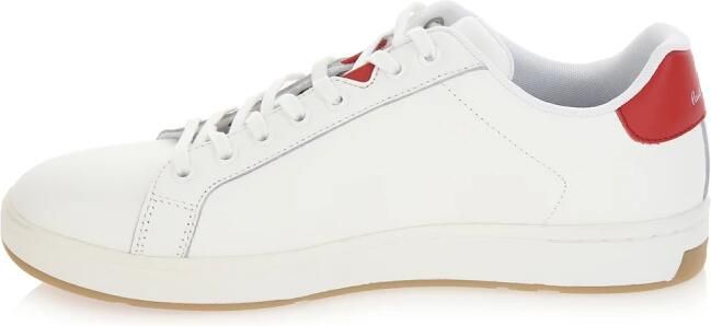 PS By Paul Smith Witte Rode Leren Albany Sneakers