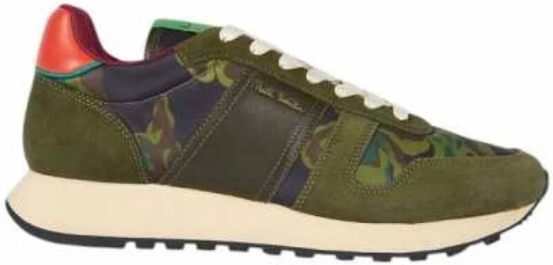 PS By Paul Smith Retro Camo Sneakers Eighties Stijl